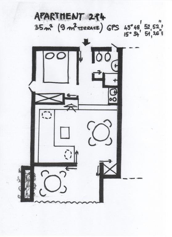Apartments Sanda Murter Ngoại thất bức ảnh